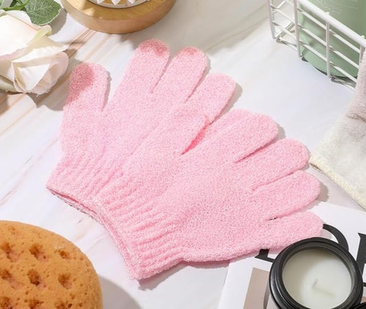 Exfoliating Gloves - Pink image 0