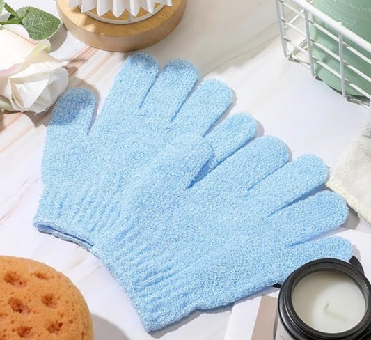 Exfoliating Gloves - Sky Blue image 0