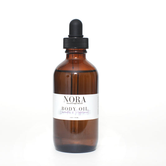Peppermint & Lavender Body Oil image 0