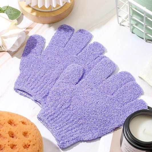 Exfoliating Gloves - Purple image 0